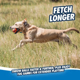 Large Dog Tug Toy with Ball and Pull Strap Interactive Chew Toy for Aggressive Chewers Medium Big Breed Dogs 60 100 lbs Tough Durable Rubber Ball for Tug of War Fetch Outdoor Play Teeth Cleaning