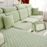 Jacquard plush Sofa Cover Elastic Sofa Cushion Cover for Living Room Furniture Protector For Pets Removable Sofa Seat Cover
