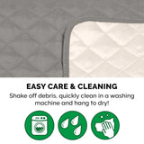 Waterproof Sofa Cover 1/2/3/4 Seater Non Slip Couch Covers For Pets Kids Sofa Protector Cover With Elastic Strap Home Decor Gray