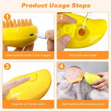 Pet Steam Brush Cat Dog Cleaning Steamy Spray Massage Beauty Comb 3 in 1 Hair Removal Grooming Supplies Pets Accessories