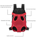 Pet Cat Dog Carrier Backpack Travel Breathable Double Shoulder Bag Mesh Carrier Front Bag for Small Pet Carrying Supplies