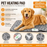 Winter Pet Heating Blanket Waterproof Wearable Wear Resistant Temperature Warm Cat Dog Mattress Indoor Heating Pad Pet Supplies