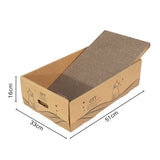6-Pack Cat Scratching Posts, 13" Wide Extra Large, Reversible Cardboard Scratching Posts for Large, Medium, and Small Cats