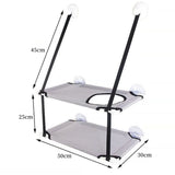 Cat Hammock Window Bed Kitten Sunny Seat Hanging Mount Beds Cat Sofa double-decker tunnels Suction Cup Wall Pet Hanging Winter