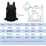 Pet Cat Dog Carrier Backpack Travel Breathable Double Shoulder Bag Mesh Carrier Front Bag for Small Pet Carrying Supplies