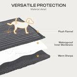 Waterproof Dog Blanket for Small Puppy Ultra-Soft Calming Cut Pile Flannel Throw Durable and Warm Furniture Protection for Couc