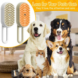 Pet Steam Brush Cat Dog Cleaning Steamy Spray Massage Beauty Comb 3 in 1 Hair Removal Grooming Supplies Pets Accessories