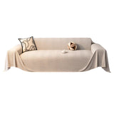 Boho Sofa Slipcover Couch Cover Living Room Pet Soft with Tassel Washable Chenille Protector Sofa Covers Throw Blanket Stylish