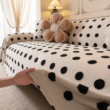 Boho Sofa Slipcover Couch Cover Living Room Pet Soft with Tassel Washable Chenille Protector Sofa Covers Throw Blanket Stylish