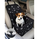 Dog Car Seat with Storage Pocket,Travel Dog Bag Cover Folding Hammock Pet Carriers and Travel Gear for Small Medium Dog Supplies