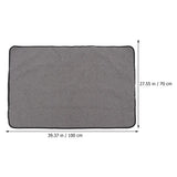 Foldable Pet Travel Blanket for Dogs Cats Outdoor Indoor Use Waterproof Oxford Base Soft Warm Lamb Wool Surface Lightweight