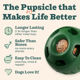 Interactive Dog Toys Mental Stimulation Silicone Treat Molds Healthy Pupsicle Enrichment Frozen Summer Cooler Chew Resistant
