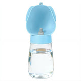 Portable Dog Water Bottle 300ml – One-Hand Travel Drinking Bowl