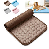 Summer Dogs Pets Cool Down Ice Silk Pad Non-slip Breathable Sofa Pet Sleeping Mat Washable Scratch-resistant Cat Dog Mattress