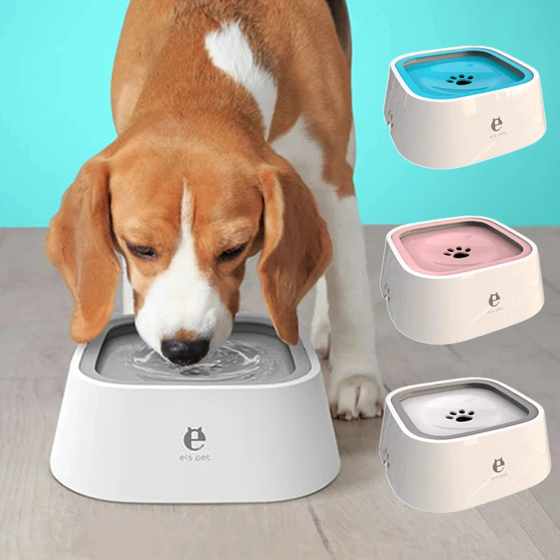 No-Spill Floating Dog Water Bowl – Keeps Muzzles and Floors Dry