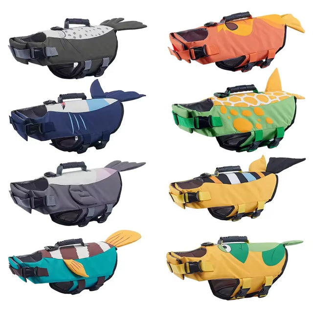 Dog Life Jacket – High-Buoyancy Swim Vest with Rescue Handle