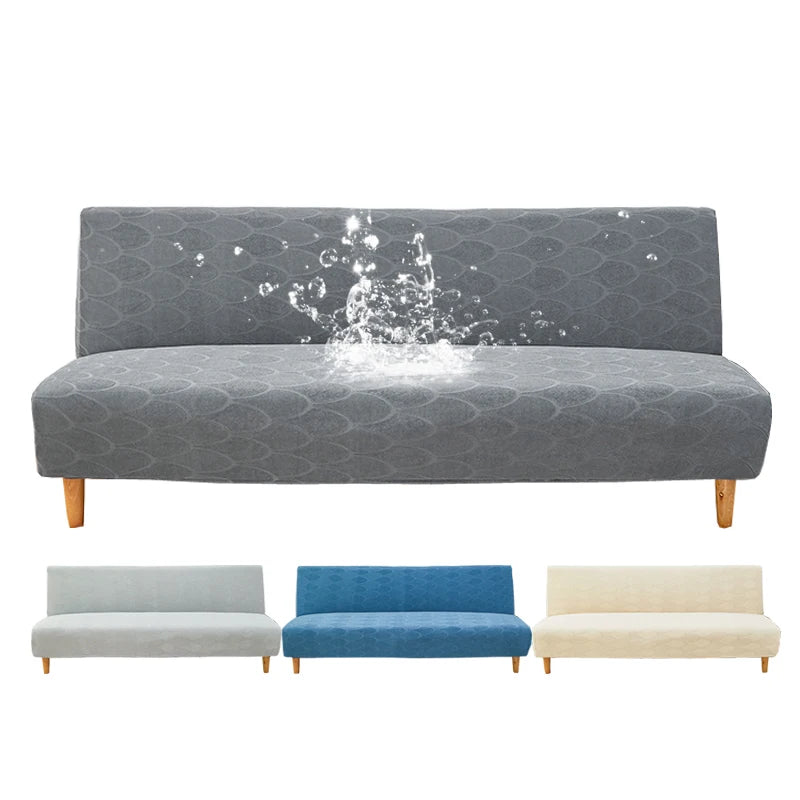 2026 waterproof all-inclusive jacquard sofa bed cover,stretch futon sofa slipcovers,sofa protector for kid,pets,easy to wash