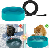 Heated Pet Bowl 3.7L – Thermostatic Anti-Freeze Water & Food Dish