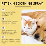 Yegbong Pet Skin Care Spray Gentle Formula Soothing Disconforts Lasting Moisturizing For Dogs Cats Pets Cleaning Products 50ml