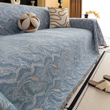 All-Season Versatile Simple Stylish Light Luxury Chenille Sofa Cover Throw, Non-Slip Cat Scratch Resistant Couch Slipcover