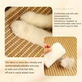 Large Sisal Cat Scratcher Lounge Bed, Off-Ground Breathable Cat Hammock, 2-in-1 Scratch & Rest Sofa, Durable Wooden Frame Cat Be