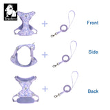 Truelove Pet Harness and Leash Set Ultra-Lightweight Breathable High Quality Nylon Mesh Reflective Night Training Dog TLH2918