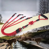 Pet Leash Nylon Double Dual Two Heads Dogs Rope 2 Way Coupler Walk Dogs Collars Harness Leads Dog Leashes