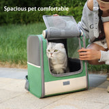 Multi-Functional Fashionable Pet Backpack Carrier: Spacious, Breathable & Portable for Cats and Dogs