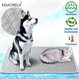 KEMORELA 1PC A Pet Cooling Pad Ceiling Washable And Anti Slip Bottom Large Dog Cooling Bed And Cat Ice Pad Cooling Pad For Pets