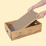 6-Pack Cat Scratching Posts, 13" Wide Extra Large, Reversible Cardboard Scratching Posts for Large, Medium, and Small Cats