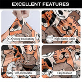 1pc Cute Cartoon Dog Print Stretch Sofa Cover, Removable Washable Couch Slipcover for Pet Lover Home Decor