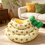 Summer Banana Dog Nest Pet Cooling Pad For Dogs Cats Pet Bed Soft And Comfortable Cushion High-Quality Gifts Floor Mats