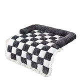 New Arrival Plaid Pet Bed Cushion - Comfortable Dog & Cat Sofa Bed for Home Use