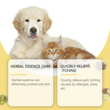 Yegbong Pet Skin Care Spray Gentle Formula Soothing Disconforts Lasting Moisturizing For Dogs Cats Pets Cleaning Products 50ml
