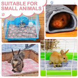 4 Pcs Waterproof Guinea Pig Blankets Washable Small Animal Fleece Bedding Guinea Pig Cage Liners Reusable Training Pads Pet Pee