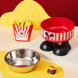 Pet Feeding Bowl Cat Dog Large Capacity Elevated Anti Choking Neck Protection Cartoon Stainless Steel Indoor Daily All Size Matching Stand