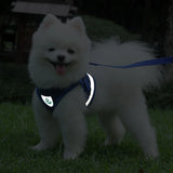Summer Pet Dog Vest Harness and Leash Sets Reflective Mesh Harnesses for Small Dogs Pomeranian Corgi Yorkshire Puppy Arnes Perro
