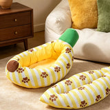 Summer Banana Dog Nest Pet Cooling Pad For Dogs Cats Pet Bed Soft And Comfortable Cushion High-Quality Gifts Floor Mats