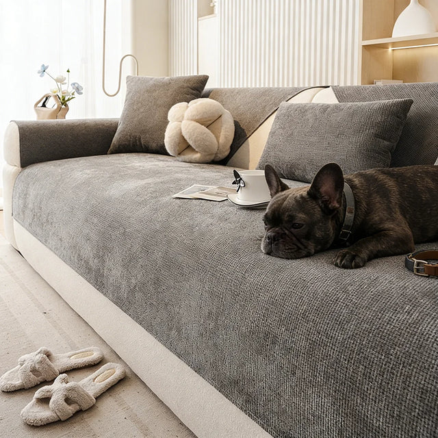 Sofa Cover Modern Simple All Season Universal Non Slip Waterproof Cat Scratch Resistant Sofa Couch Cover Cloth Backrest Towel