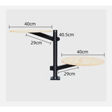 Space-Saving 360° Rotating Cat Tree, Height Adjustable Cat Condo, Desktop Cat Bed for Large Cats, Easy to Assemble