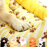 Summer Banana Dog Nest Pet Cooling Pad For Dogs Cats Pet Bed Soft And Comfortable Cushion High-Quality Gifts Floor Mats