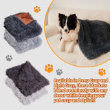 Dog Blanket for Small Medium Dogs, Calming Fleece Cat Blanket, Couch Protector Washable Sherpa Faux Fur Pet Throw for Puppy