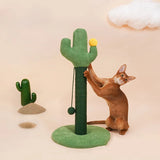 Woven Rope Cat Scratcher Board Desert Cactus Tree Sisal Cat Scratching Column Vertical Cat Claw Board Does Not Shed Crumbs