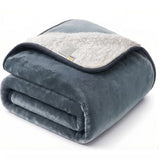 Waterproof Dog Blankets for Small Dogs, Reversible Sherpa Fleece Thick Puppy Blanket, Leakproof Spill-Proof Pet Blanket for Cat