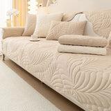 Solid Color Embroidery Sofa Cover Fashion Four Season Universal Sectional Sofa Towel Anti-slip Couch Covers for Living Room
