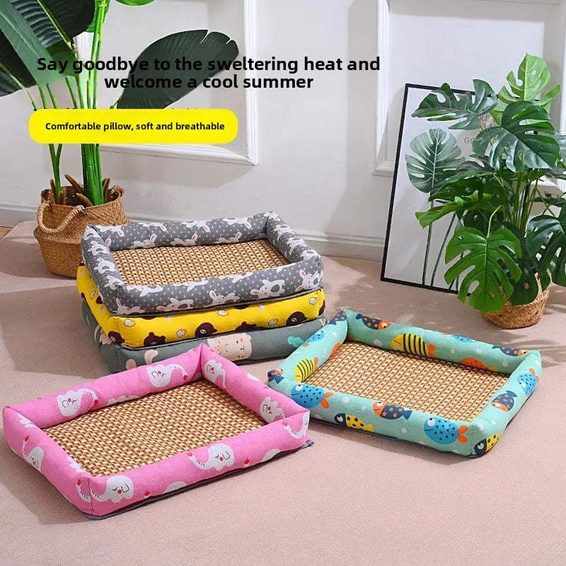 Kennel cat litter summer mat dog small medium dog dog bed mat