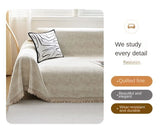 Double Sided Chenille Sofa Cover,All Seasons Blanket Sofa Towel,Living Room Sofa Cover,Anti-cat Scratch Cover