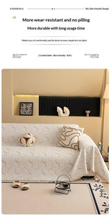 All-Season Versatile Simple Stylish Light Luxury Chenille Sofa Cover Throw, Non-Slip Cat Scratch Resistant Couch Slipcover