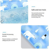 Floor Mat Cool Pet Cooling Mat Ice Gel Self Added Water Dog Cold Bed Mat Portable Durable Pet Ice Cushion For Small Big Dogs