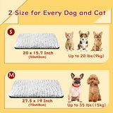Self-warming Cat and Dog Bed Super Soft Cat Pet Heating Pad Suitable for Indoor Outdoor Anti-slip Heating Cat Pad Warm Blanket
